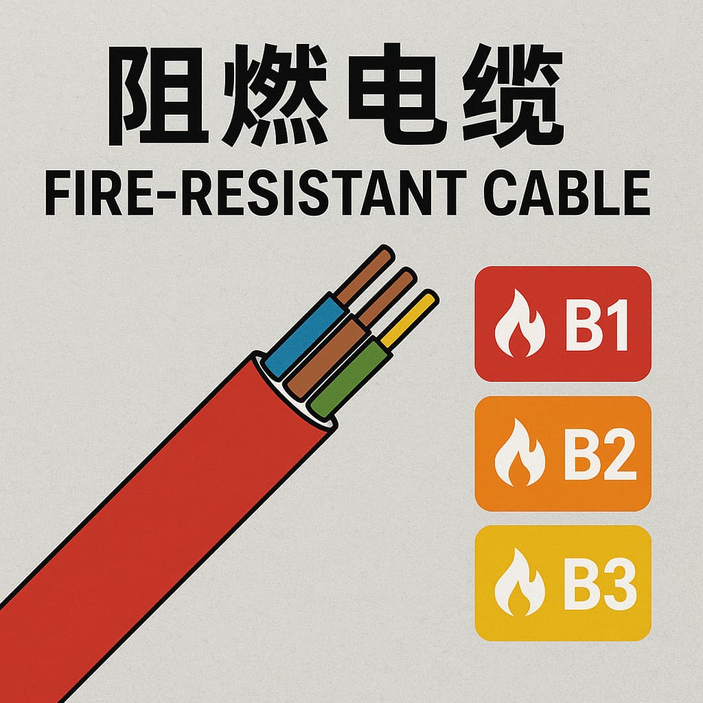 什么是阻燃電纜？B1、B2、B3級的區(qū)別你了解嗎？