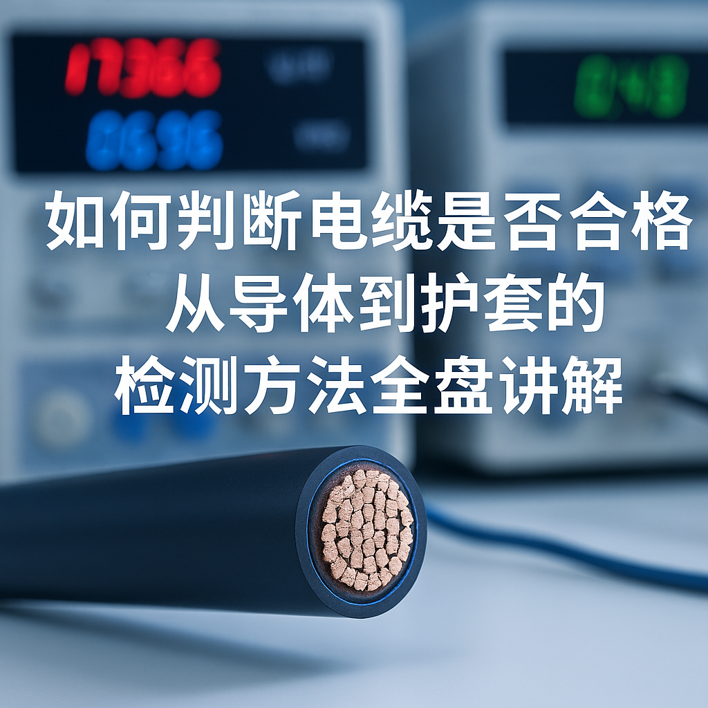 如何判斷電纜是否合格？從導(dǎo)體到護(hù)套的檢測方法全盤講解