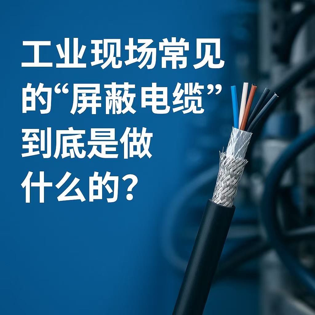 工業(yè)現(xiàn)場常見的“屏蔽電纜”到底是做什么的？