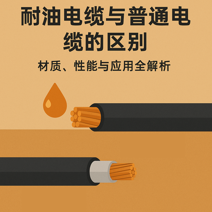 耐油電纜與普通電纜的區(qū)別：材質(zhì)、性能與應(yīng)用全解析
