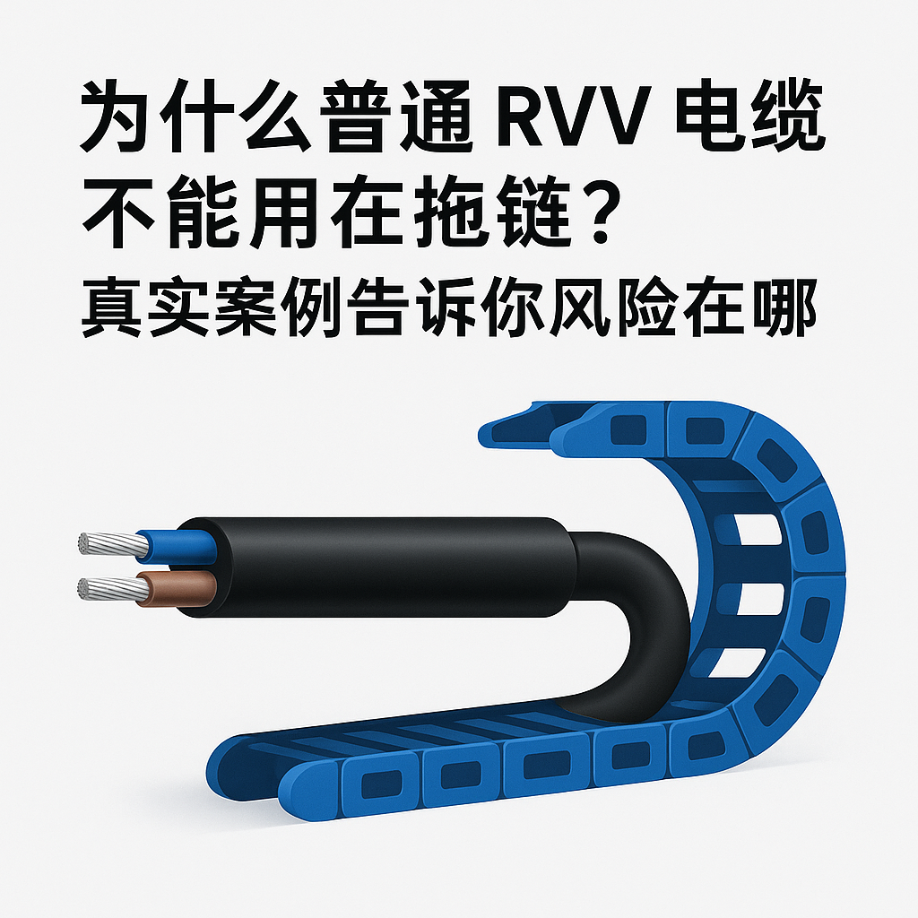 為什么普通 RVV 電纜不能用在拖鏈？真實(shí)案例告訴你風(fēng)險(xiǎn)在哪