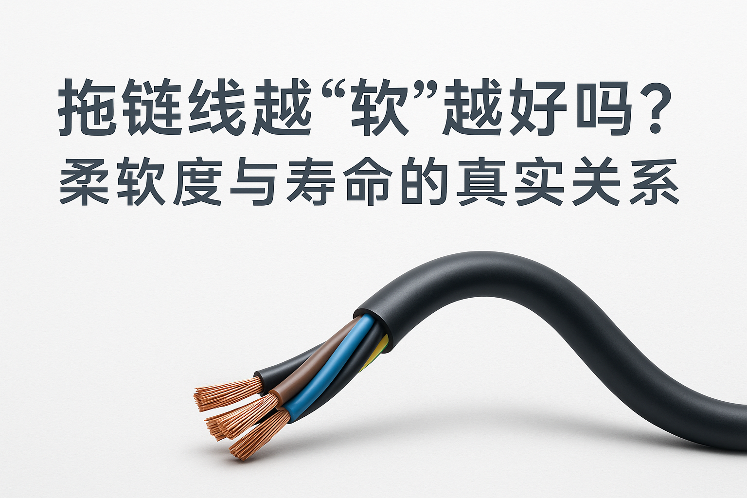 拖鏈線越“軟”越好嗎？柔軟度與壽命的真實(shí)關(guān)系